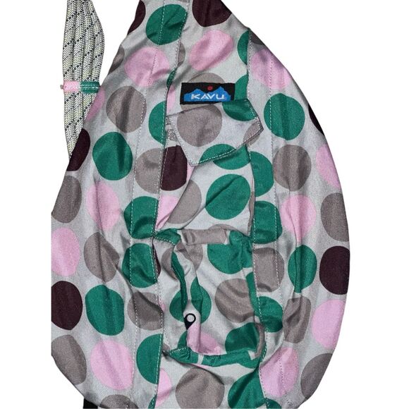 Bundle of 2 KAVU Original Rope Bag Sling Pack with Adjustable Rope Shoulder Stra - Picture 4 of 10